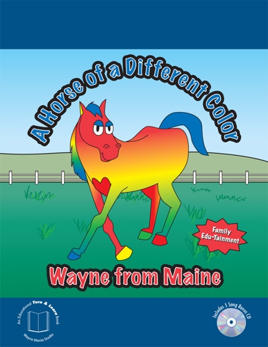 (BOOK) HORSE OF A DIFFERENT COLOR ...Comes with 5 Song Sampler CD